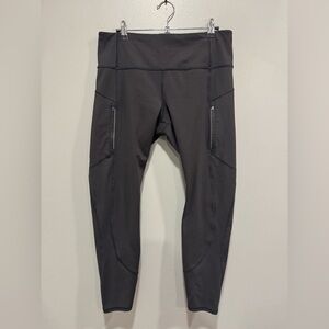 Athleta Rainier Legging in Black Size Large